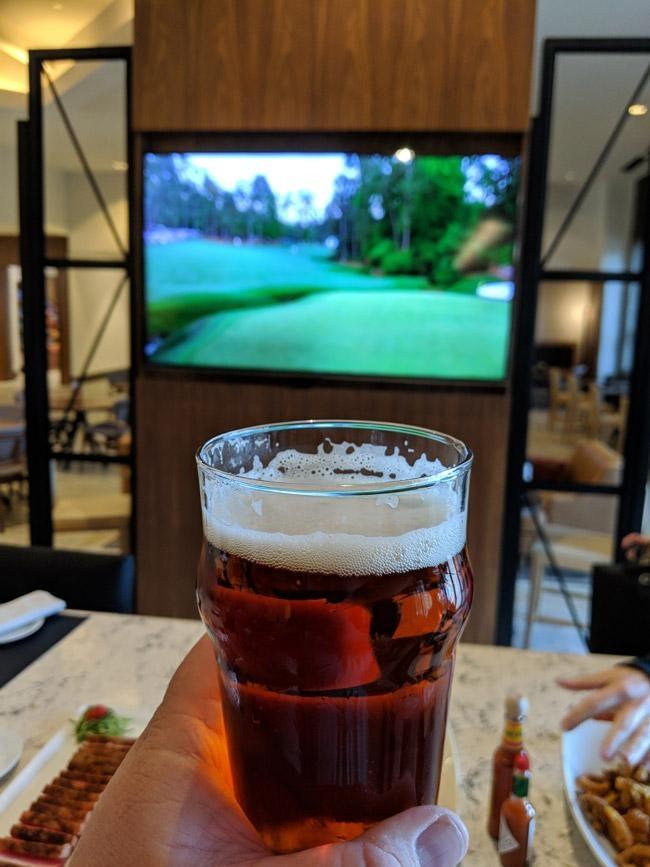 local craft beer in lobby bar