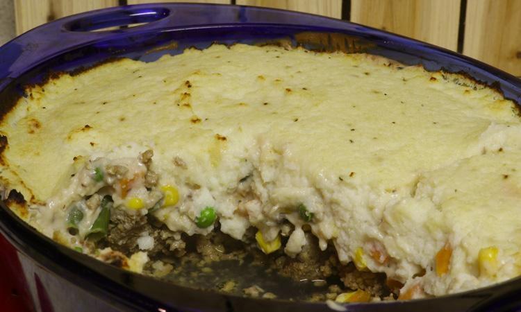 Mashed Cauliflower Shepherds Pie Recipe