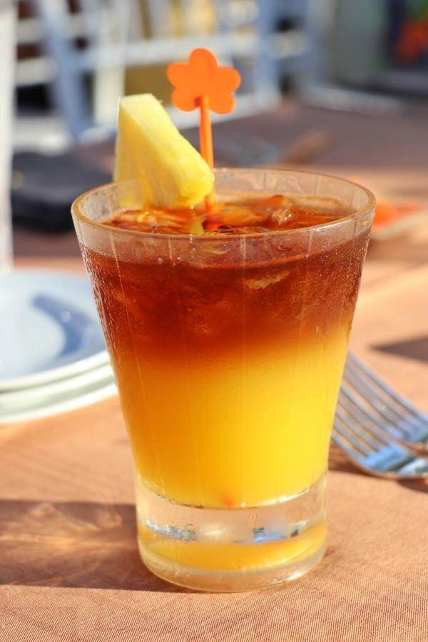 complimentary mai tai at mauna kea luau