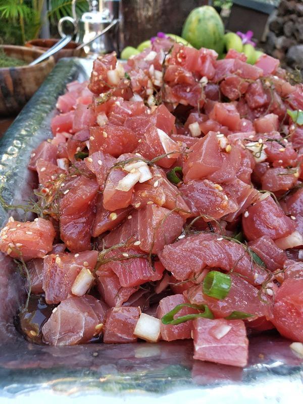 poke at mauna kea luau