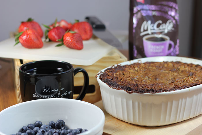 table scape baked oatmeal