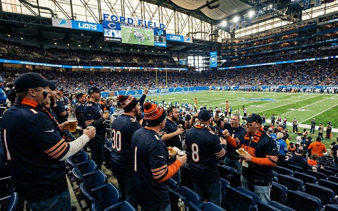 midwest football road trips from chicago