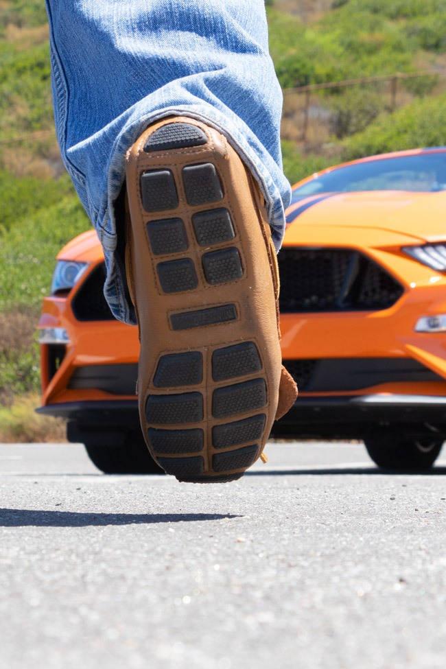 Ford mustang driving shoes clearance