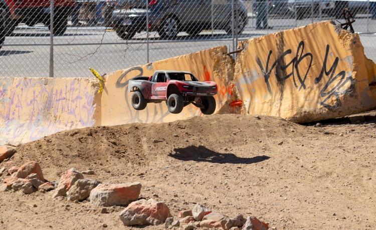 rc truck racing at mint 400