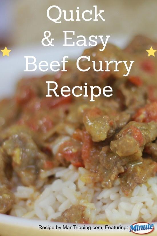 Beef Curry Recipe featuring Minute Rice