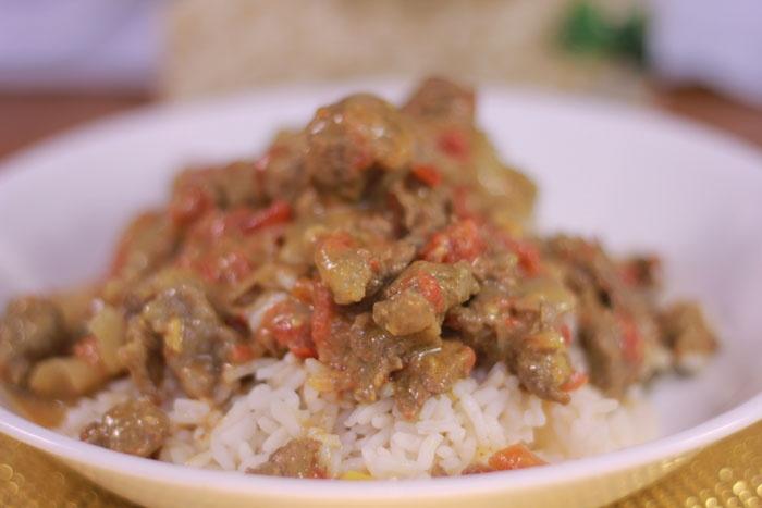 beef curry recipe on rice