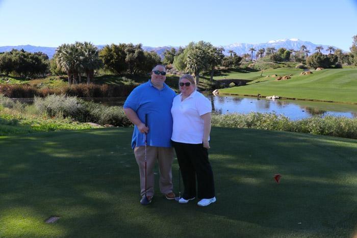 heather james golfing at Indian Wells