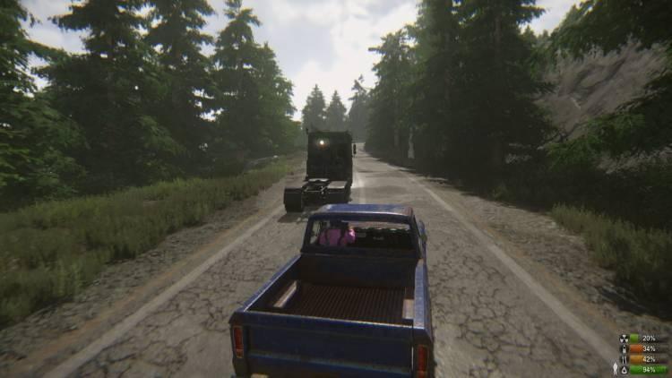 driving trucks back to base