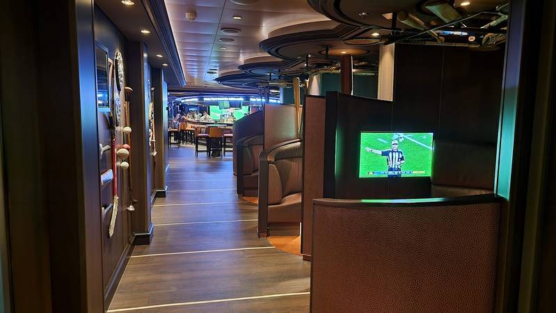 msc seashore sports bar private booths