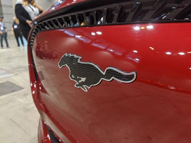 ford mustang mach e pony badge