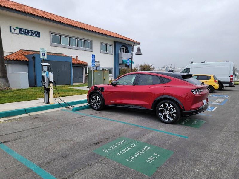 sema connect ev charging station ventura harbor