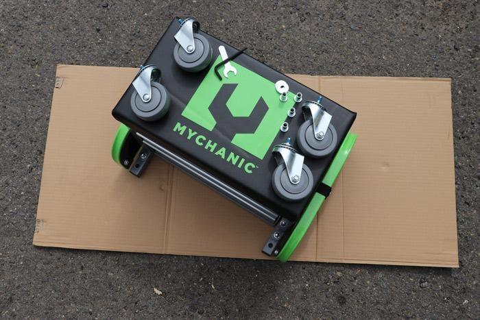 the mychanic sidekick stool toolbox was easy to assemble