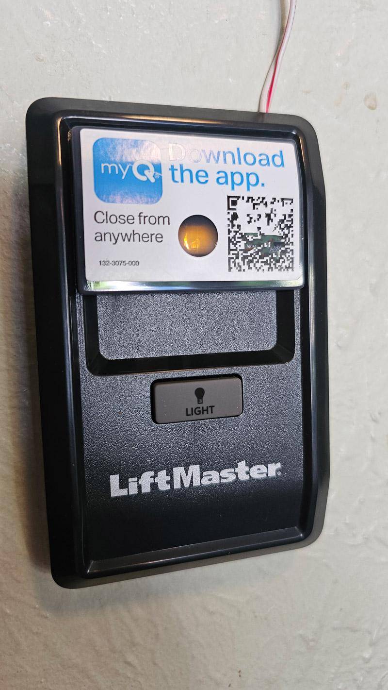 myq touch pad garage door opener