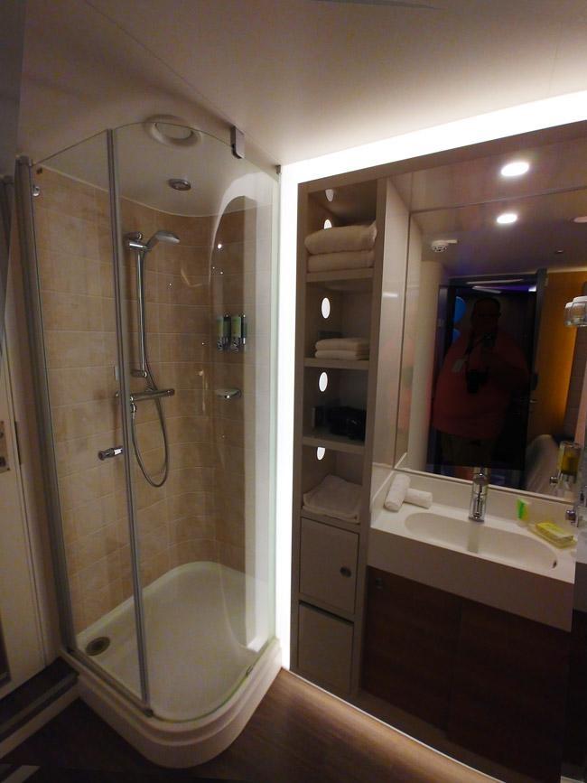 norwegian cruise line studio cabin bathroom shower ncl encore