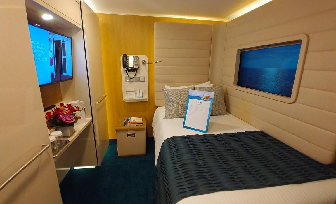 Norwegian Encore Studio Cabin for Single Cruisers