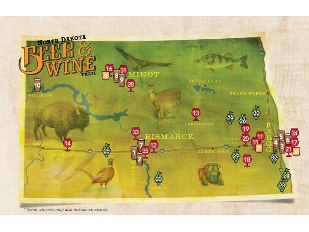 beer wine trail graphic