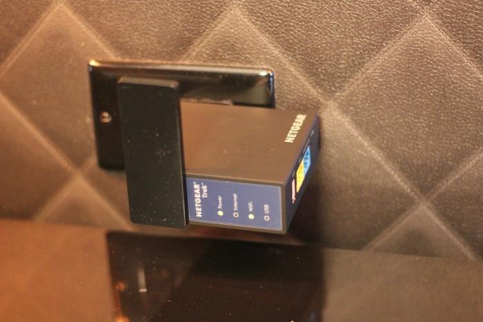 netgear trek in wall