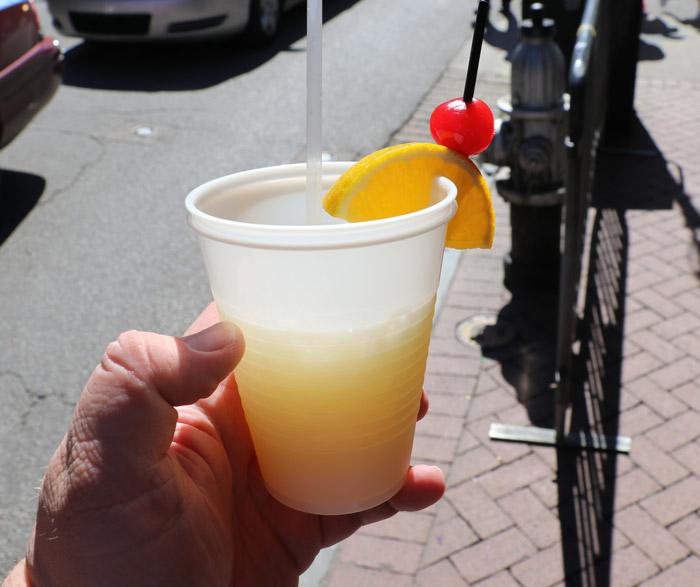 I love the fact that you can get a Go Cup at bars on Bourbon Street in New Orleans!
