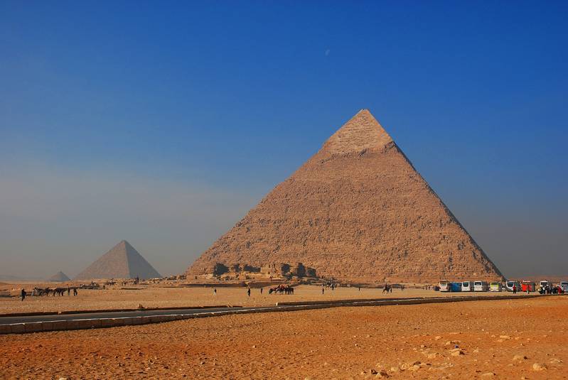 Giza Pyramids in Egypt