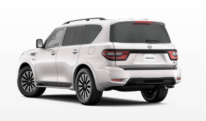 rear of nissan armada 2021 midnight edition