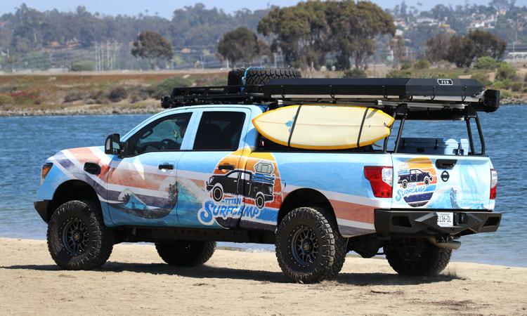 Inside the Nissan Titan Surfcamp Lifestyle Concept Vehicle