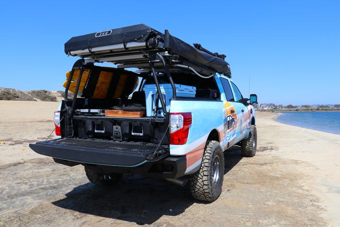 nissan titan surfcamp tailgate