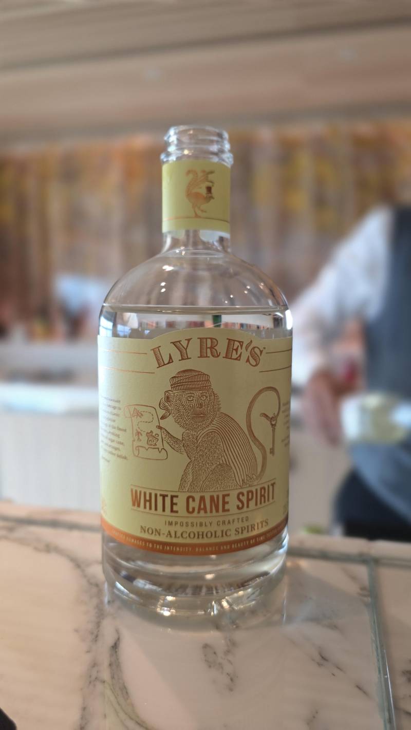 lyres white cane spirit non alcoholic rum on viking cruise