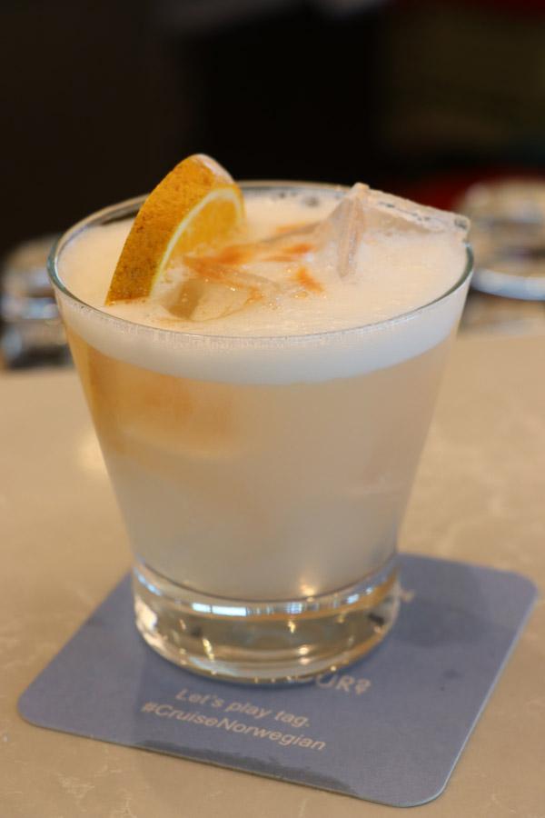 pisco sour on norwegian bliss