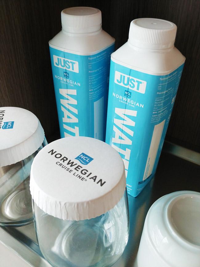just water boxed water on norwegian encore