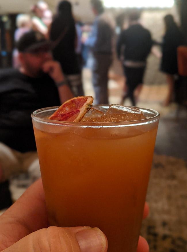 sustainable cocktail on norwegian cruise line