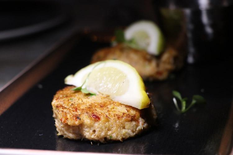 crab cakes at q smokehouse norwegian joy