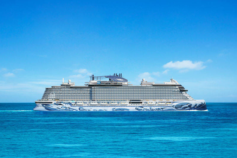 norwegian prima side view