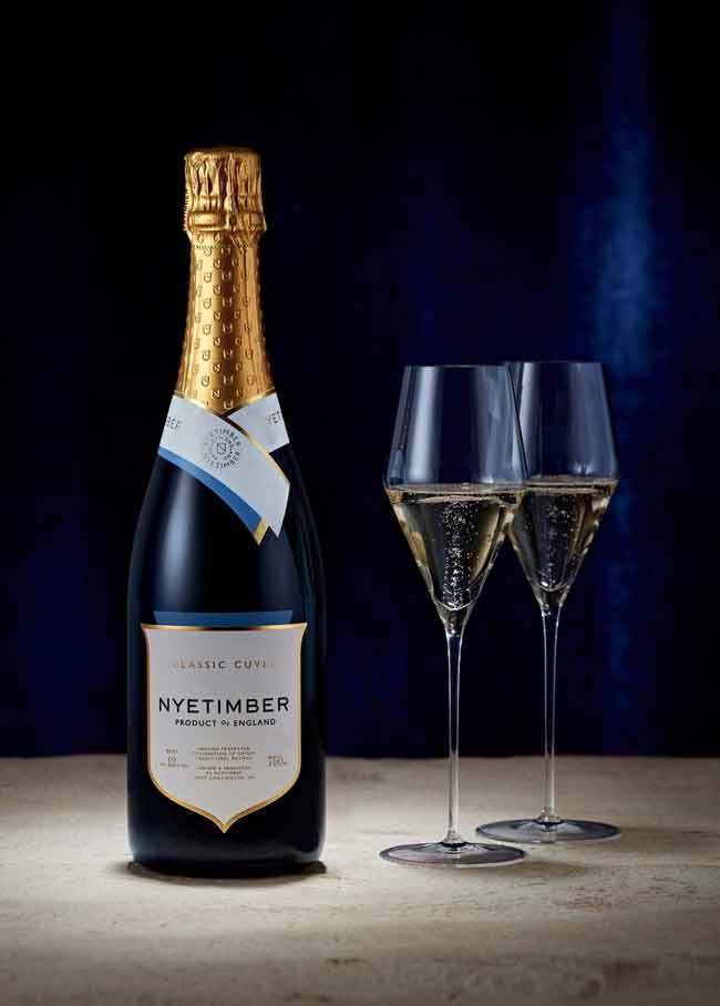 nyetimber classic cuvee sparkling wine from england