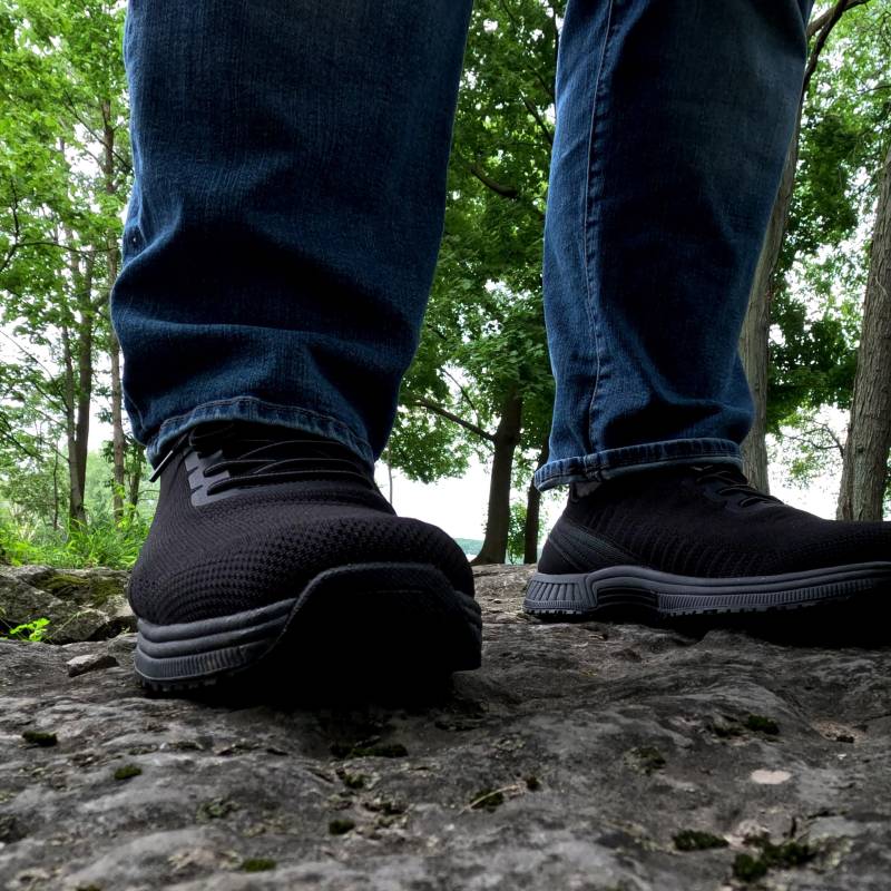 closeup of orthofeet yari shoes