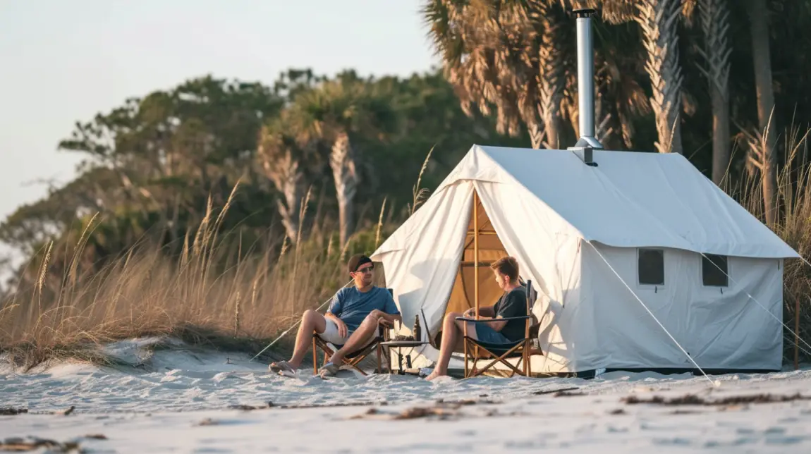 Yes - You Can Go Glamping With Your Own Gear Starts With An Outfitter Tent