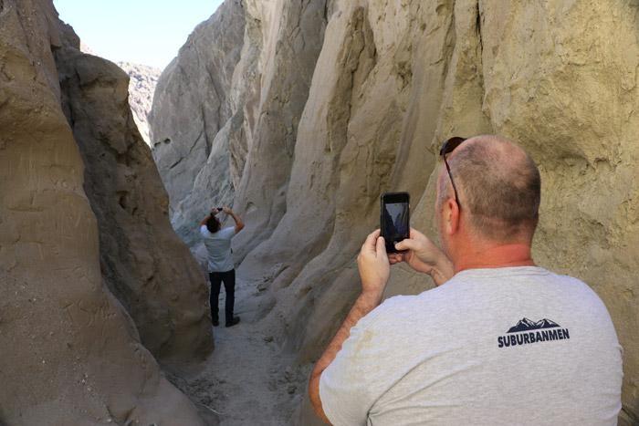 guys in a slot canyon