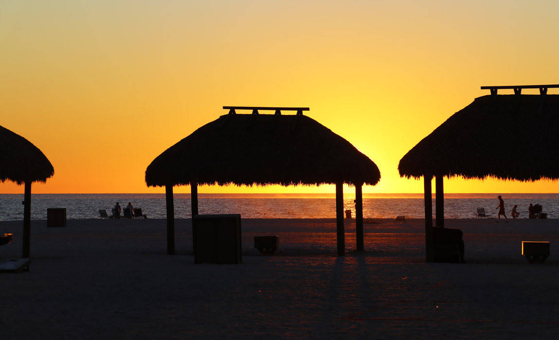 sunset on Marco Island at the JW Marriott resort