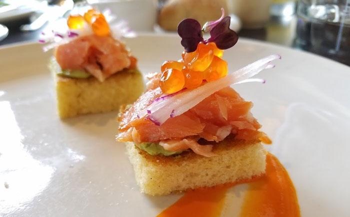 smoked salmon