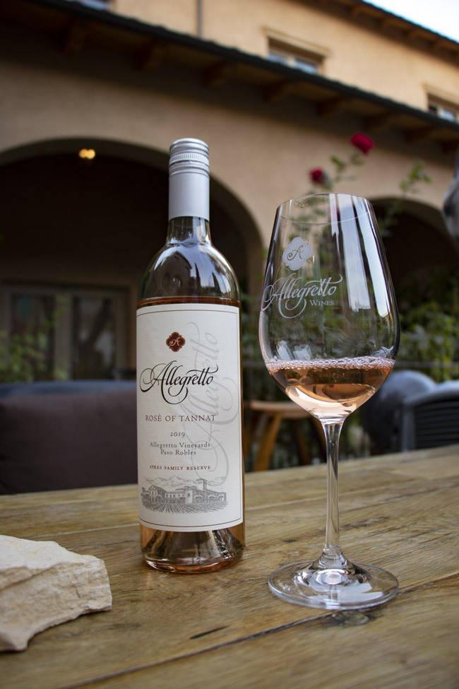 rose de tennat allegretto wines