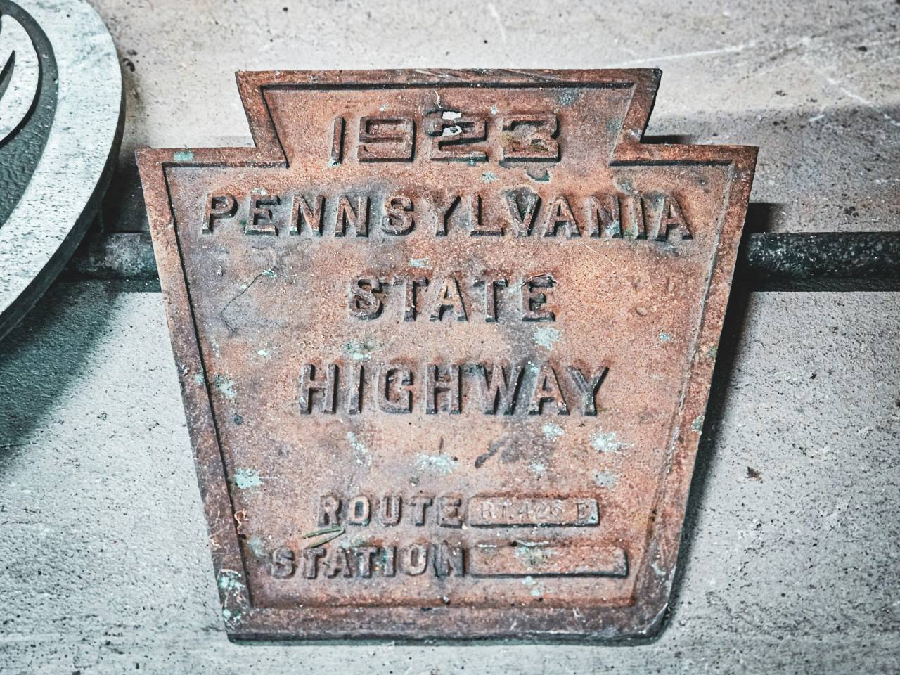 pennsylvania state highway sign road trip