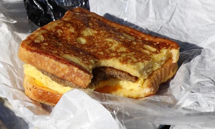 french toast sausage
