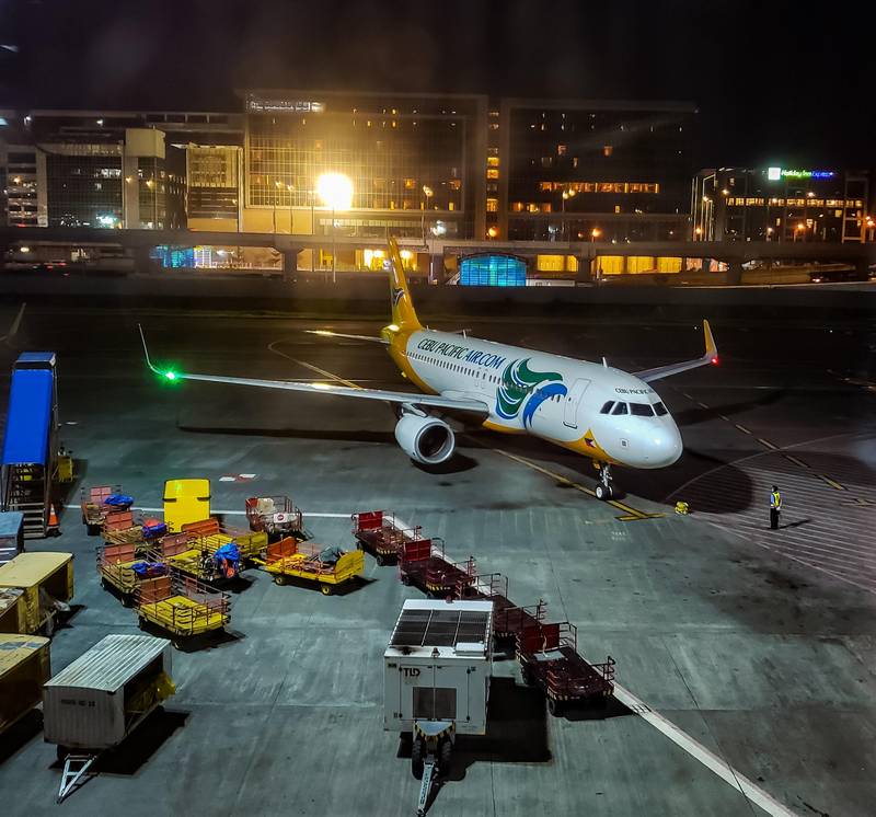 cebupacificair plane in manila aiport