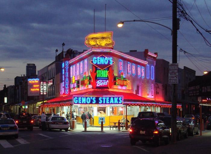 genos steaks cheesesteak philadelphia