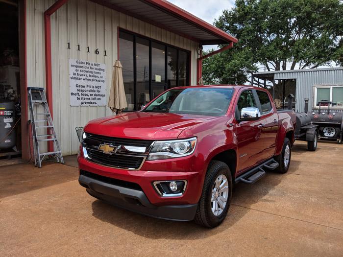 chevy colorado with bbq pit