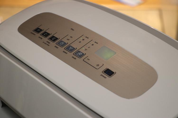 midea portable ac control panel