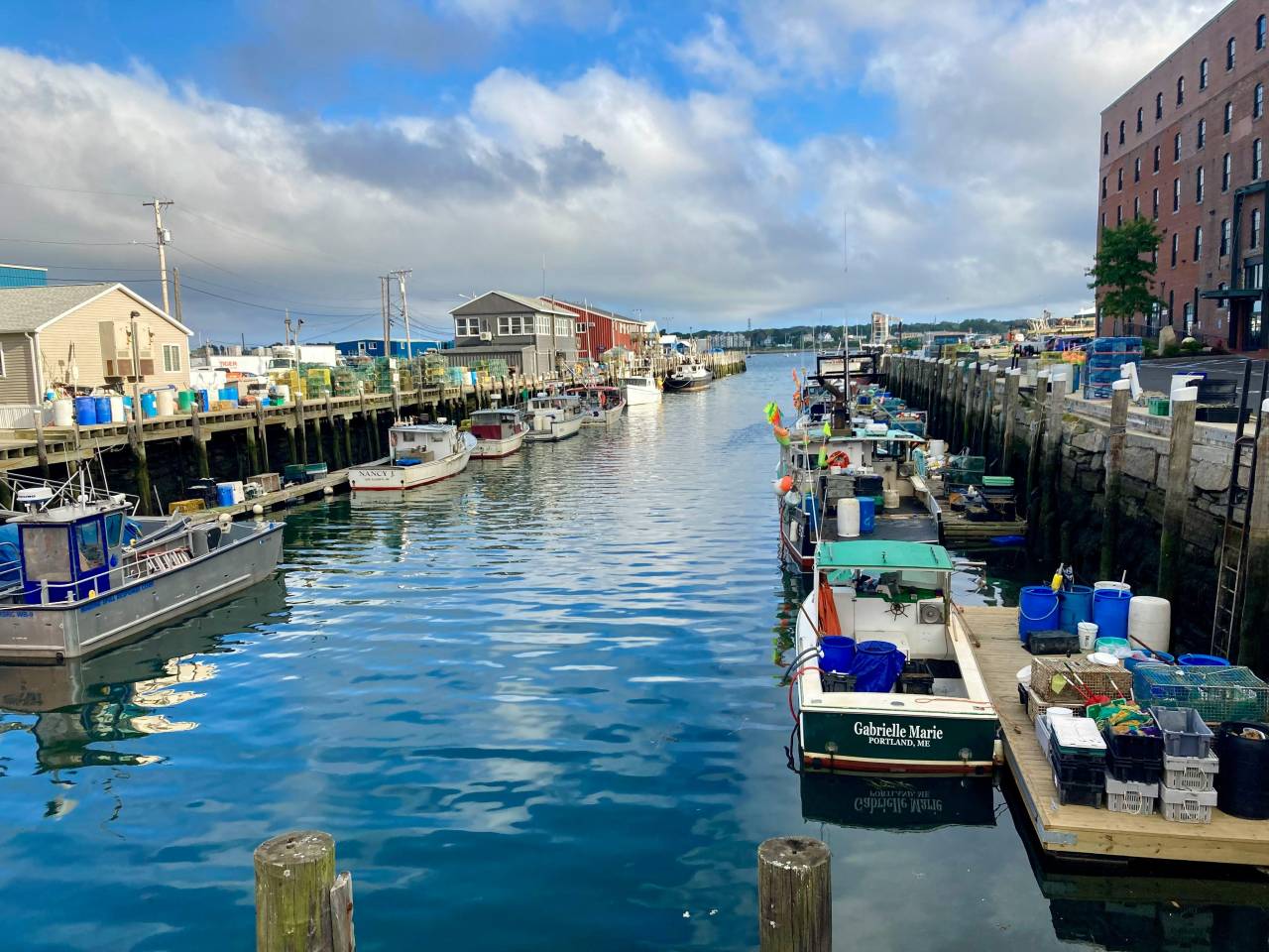portland maine lobster boats