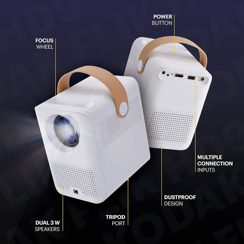 KODAK FLIK HD9 Smart Projector Features