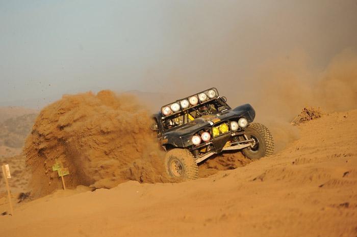 racing in baja