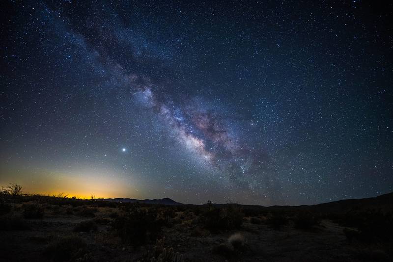 night sky at anza borrego