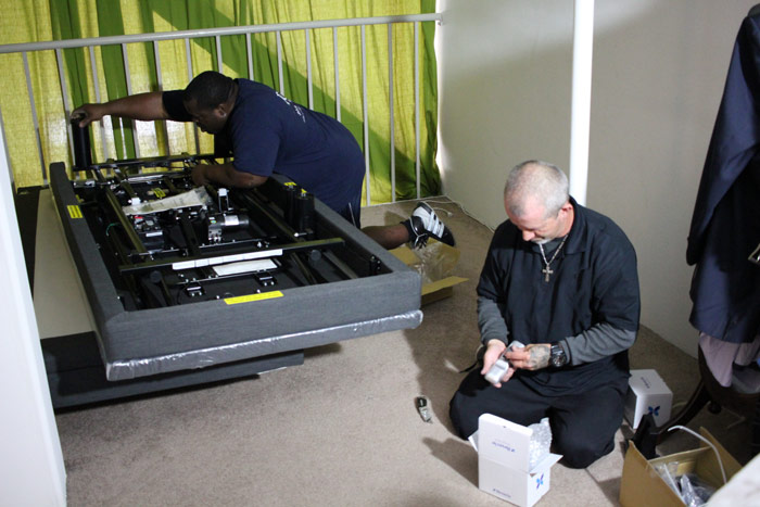 installing legs